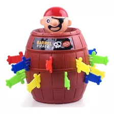 Barril Pirata Pula Brinquedo Jogo Infantil Diversão Grande 1