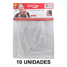 Touca Mecha Pvc 1100 Furos C/ 10 Unidades Cor Transparente