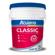 Pintura Vinílica Classic Acuario 19 Litros Color Blanco