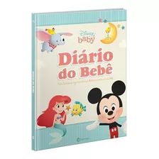 Livro Diário Bebê Baby Disney Para Recordações Infantil - Menino E Menina