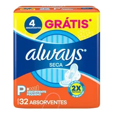 Absorvente Super Proteção Seca Com Abas 32 Unidades Always