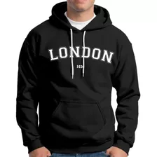 Blusa Moletom London Londres Casaco Top Masculino Feminino