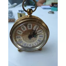 Antiguo Reloj De Mesa Gold Buhl A Reparar