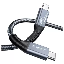Cable Orico Usb C Thunderbolt 4 Pd100w 0.3 M Con Certificado