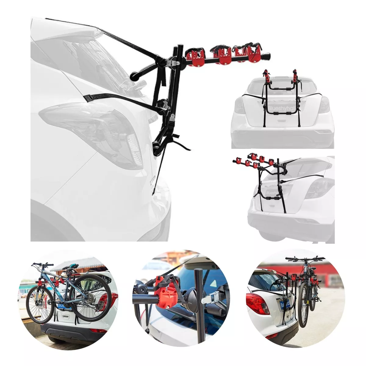 Porta Bicicletas Para Autos Con 3 Soportes/ Forcecl
