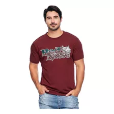 Camiseta Masculina Red Nose Estampada Escrita