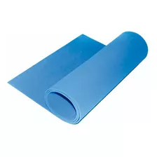Tapete Eva Mat Para Yoga Pilates 180 X 60 Cm X 5mm Cor Azul