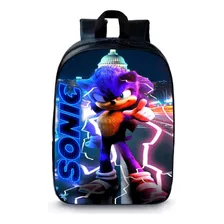 Mochila Infantil Creche Prezinho Escolar Sonic Game Jogo