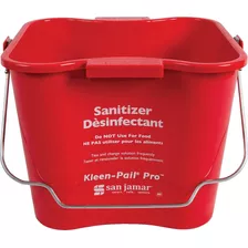 San Jamar Kleen-pail® Plastic Pro - Cubo De Limpieza De 6 Cu