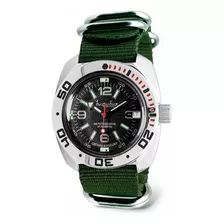 Reloj Hombre Vostok 710640-gn-b Automático 40mm Pulso Verde