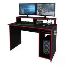 Escritorio Gamer Mesa Pc Centro Estant Eg1 - Rex