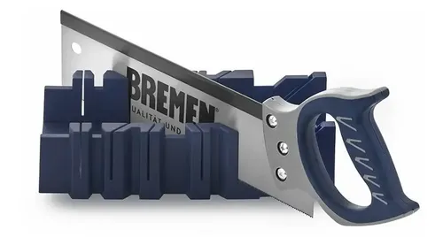 Caja Para Ingletes Bremen 12 + Serrucho Costilla 5553 Dgm