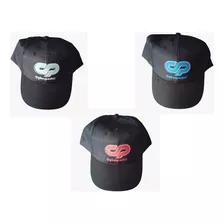 Gorras Cyberpadel Negras - Logo En 3 Colores Diferentes !!!