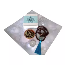 Japa Mala Kit Meditación + Salvia Rosario Tibetano Budista 