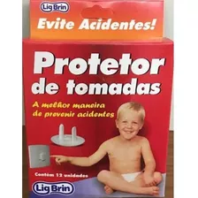 Protetor De Tomadas Lig Brin,proteja Quem Você Ama.