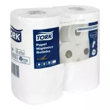 Papel Higiênico Tork Premium Tradicional Com 4 Rolos Com 30m