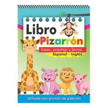 Libro Pizarrón Las Letras (español Inglés) Escribe Y Borra