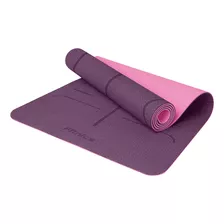 Mat Yoga Colchoneta Eco 6mm Doble Color Guías +bolso +correa