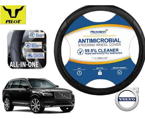 Funda Cubrevolante Negro Antimicrobial Volvo Xc90 2020 Foto 4