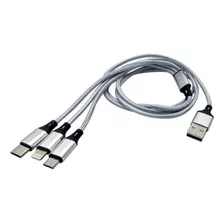 Convertidor Usb-a Triple Conexión 