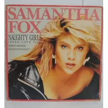 Lp Samantha Fox - Naughty Girls Need Love Too - 1987