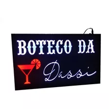  Letreiro Luminoso Neon Led's Artesanal/pubs Sob Encomenda