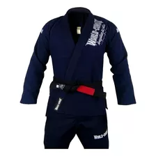 Kimono World Combat Bjj - Azul Marinho