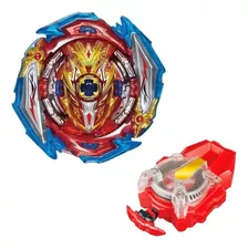 Beyblade Burst Infinite Achilles B173 Lançador Corda Spark Cor Vermelho, Dourado E Azul