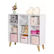 Organizador De Brinquedos Ceci Para Quarto Infantil C/nichos