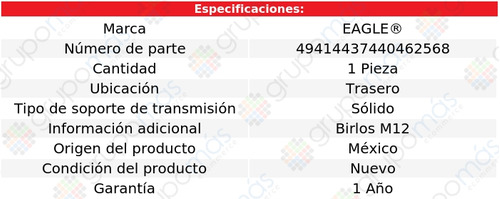 Soporte Trans Tras Eagle Sierra 2500hd V8 6.0l 11 A 16 Foto 3