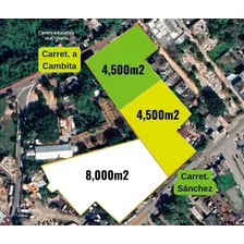 Alquiler Terreno Comercial 4,500 M2 En San Cristobal Cerca D