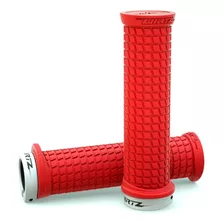 Puños Manoplas Mtb Mountain Lock On Bike Wirtz® Color Rojo