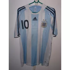 Camiseta Seleccion Argentina 2008 Titular #10 Riquelme T.m