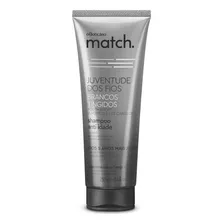 O Boticario Match Shampoo Anti Idade Brancos Tingidos 250ml