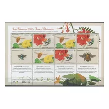 2020 Flores Insectos Abejas - Uruguay ( Bloque) Mint