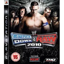 Jogo Ps3 Wwe Smackdown Vs Raw 2010 Físico