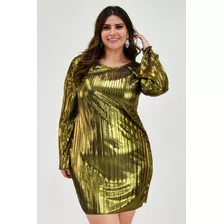 Vestido De Fiesta Roman Fashion /tallas Extras, 1200 (dorado