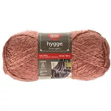 Red Heart Hygge Yarn, 8oz, Rust 8 Fl Oz