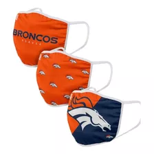Cubrebocas Denver Broncos 3 Pack