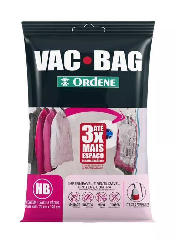 Saco A Vácuo Vac Bag Hand Bag 120x70cm Ordene