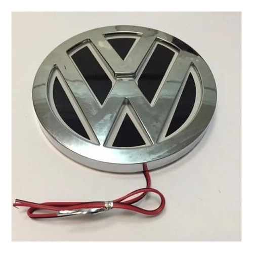 Logo Led Volkswagen 3 D Color Blanco Vw 11cm Foto 6