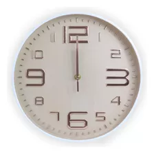 Relógio De Parede De Plástico Com Borda