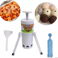 Máquina Manual Nhoque Nhoqueira Brigadeiro Cortador Brinde