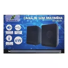 Caixa De Som X-cell Usb Para Pc E Notebook 6w Xc-cm-04