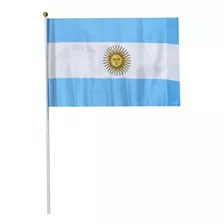 Banderas Plásticas Argentina 20*28 Cotillón C/u