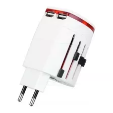 Enchufe Universal Adaptador Viajero Usb 150 Paises Pack X 10