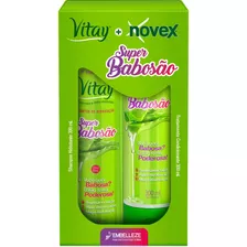Kit Novex Super Babosão Shampoo E Condicionador Vitay