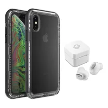 Audífonos Bluetooth + Funda Para iPhone XS Y X Lifeproof