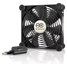 Ac Infinity Multifan S4, Ventilador Usb Silencioso De 140 Mm