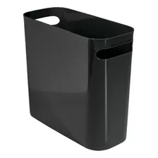 Bote De Basura Pequeno De Plastico Mdesign Negro